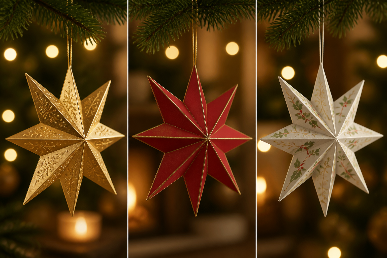 3D Christmas Star Ornament project preview