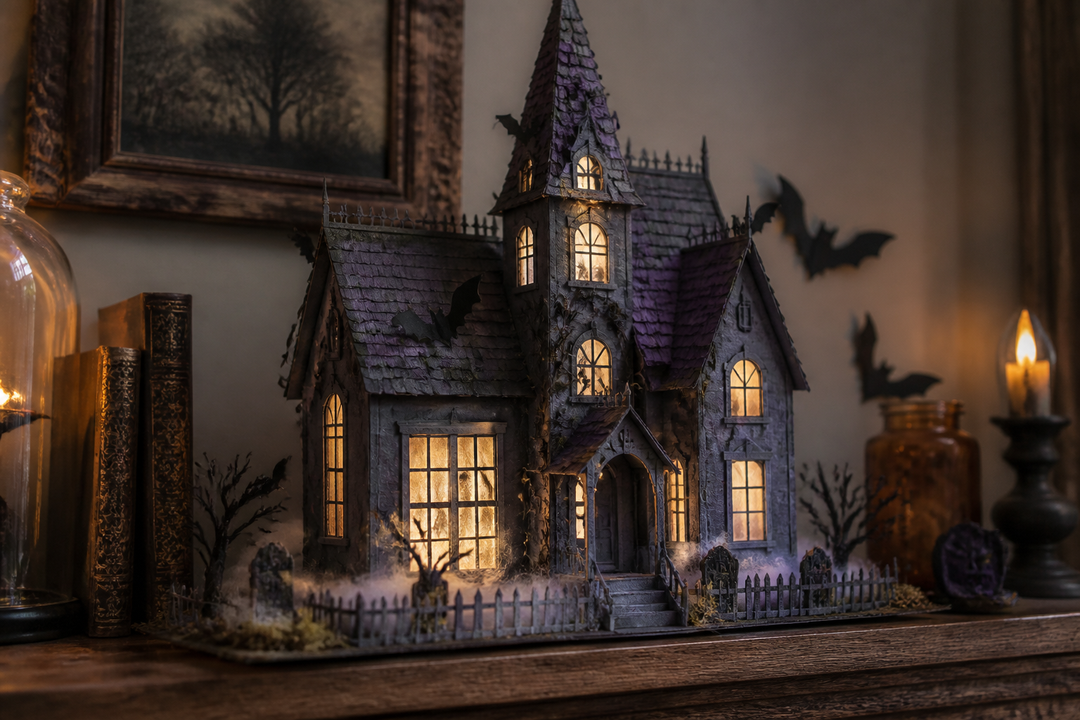 3D Halloween Manor project preview