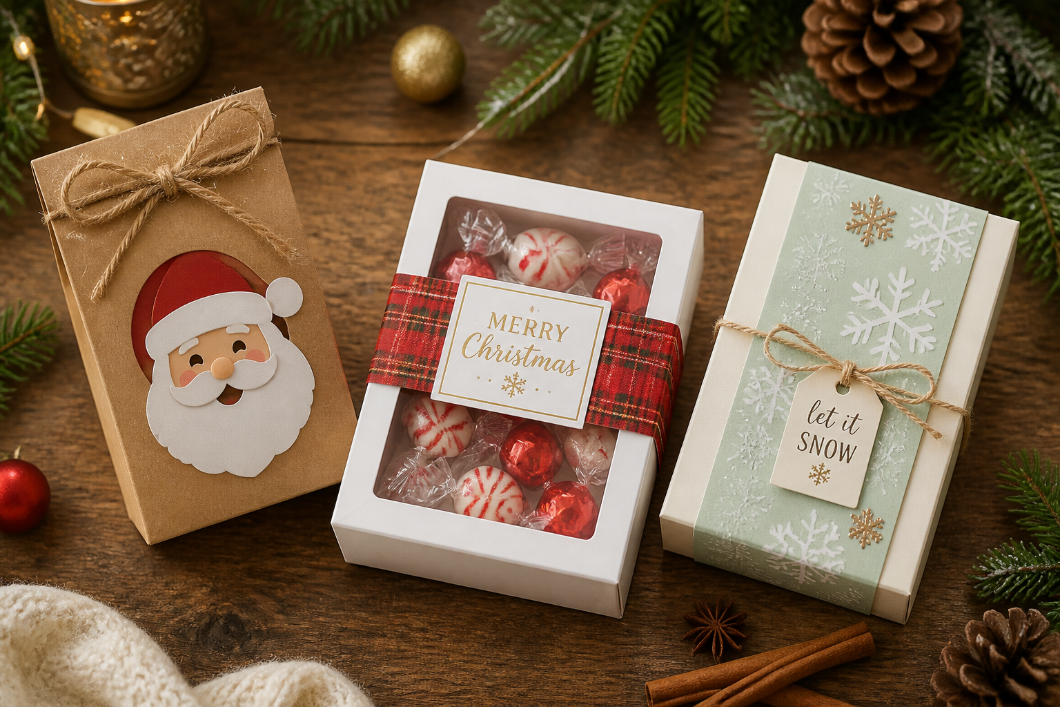 Adorable Christmas Treat Boxes project preview