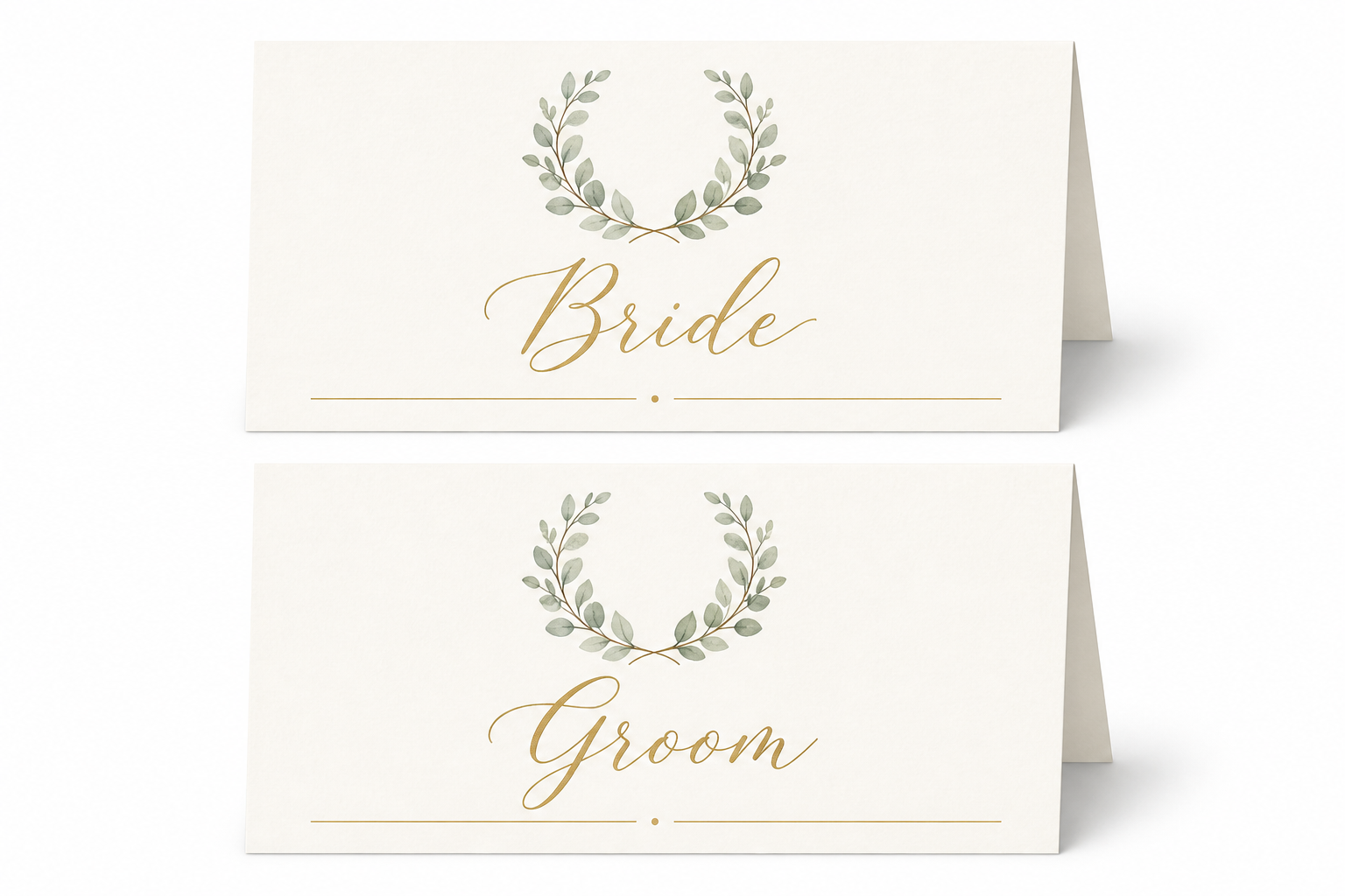 Bride AND Groom Place Cards project preview