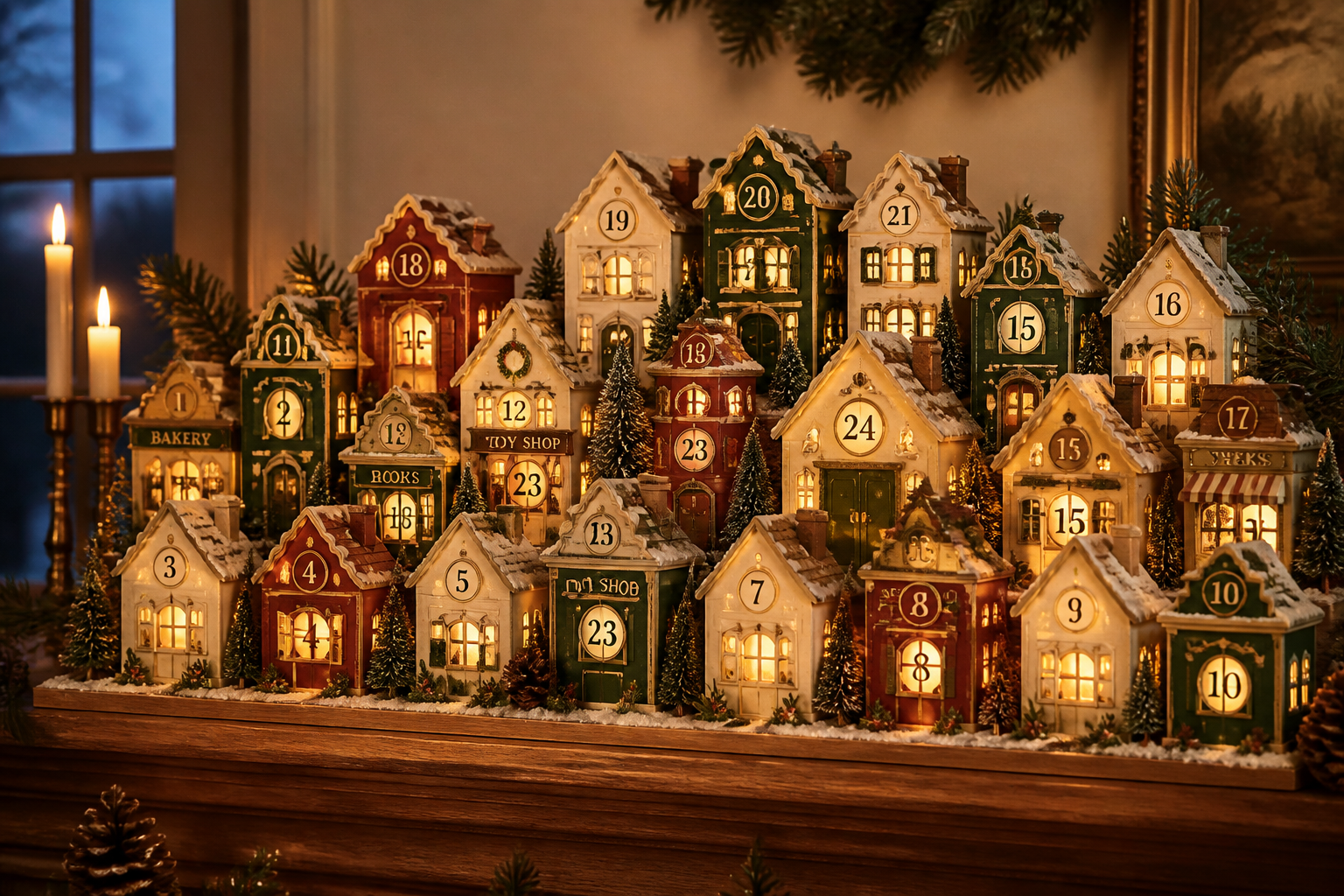 Christmas Advent Village project preview