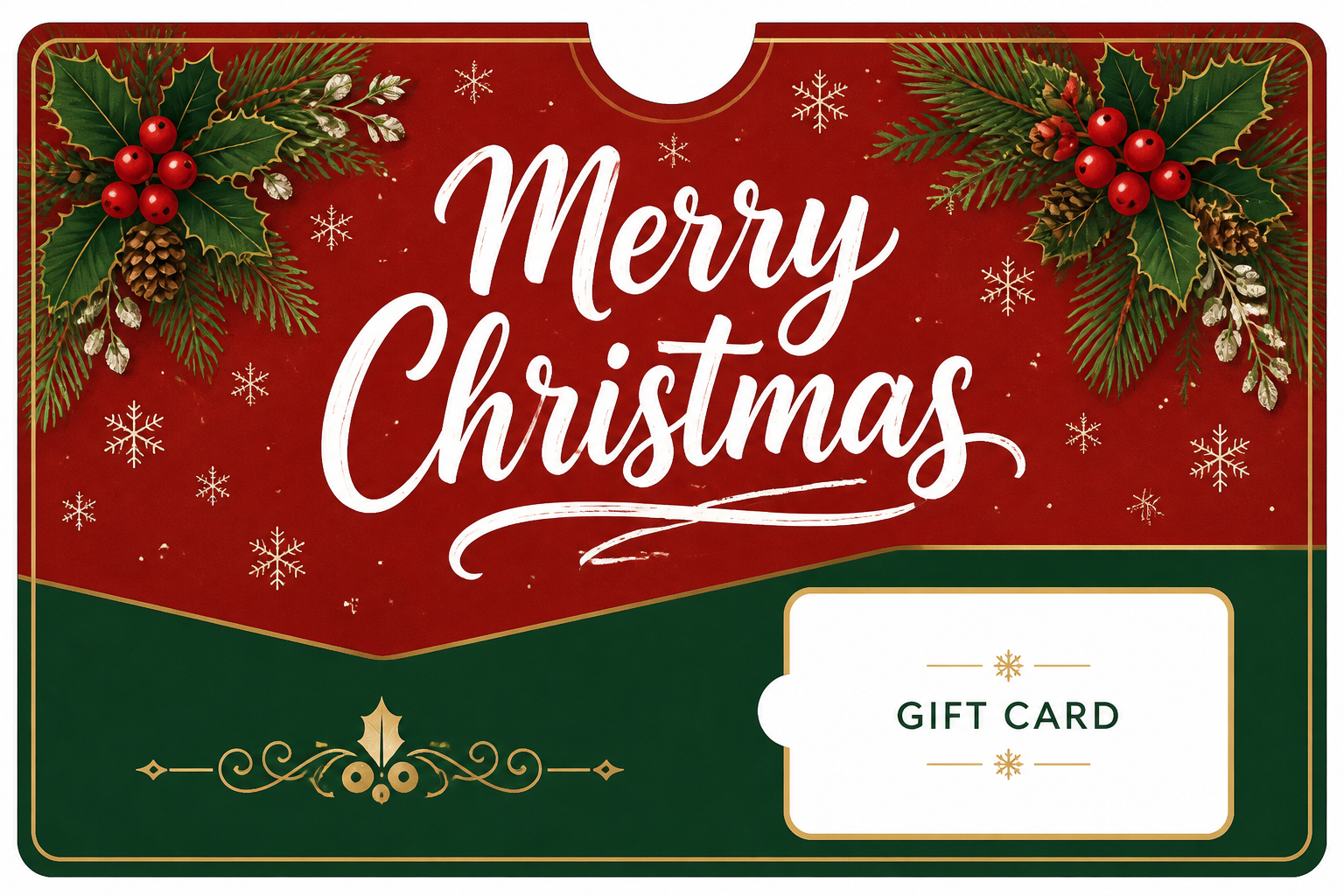 Christmas Gift Card Holder project preview