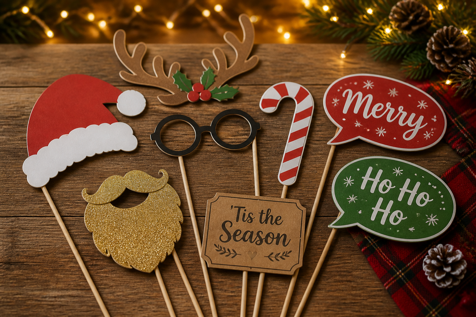 Christmas Photo Booth Props project preview