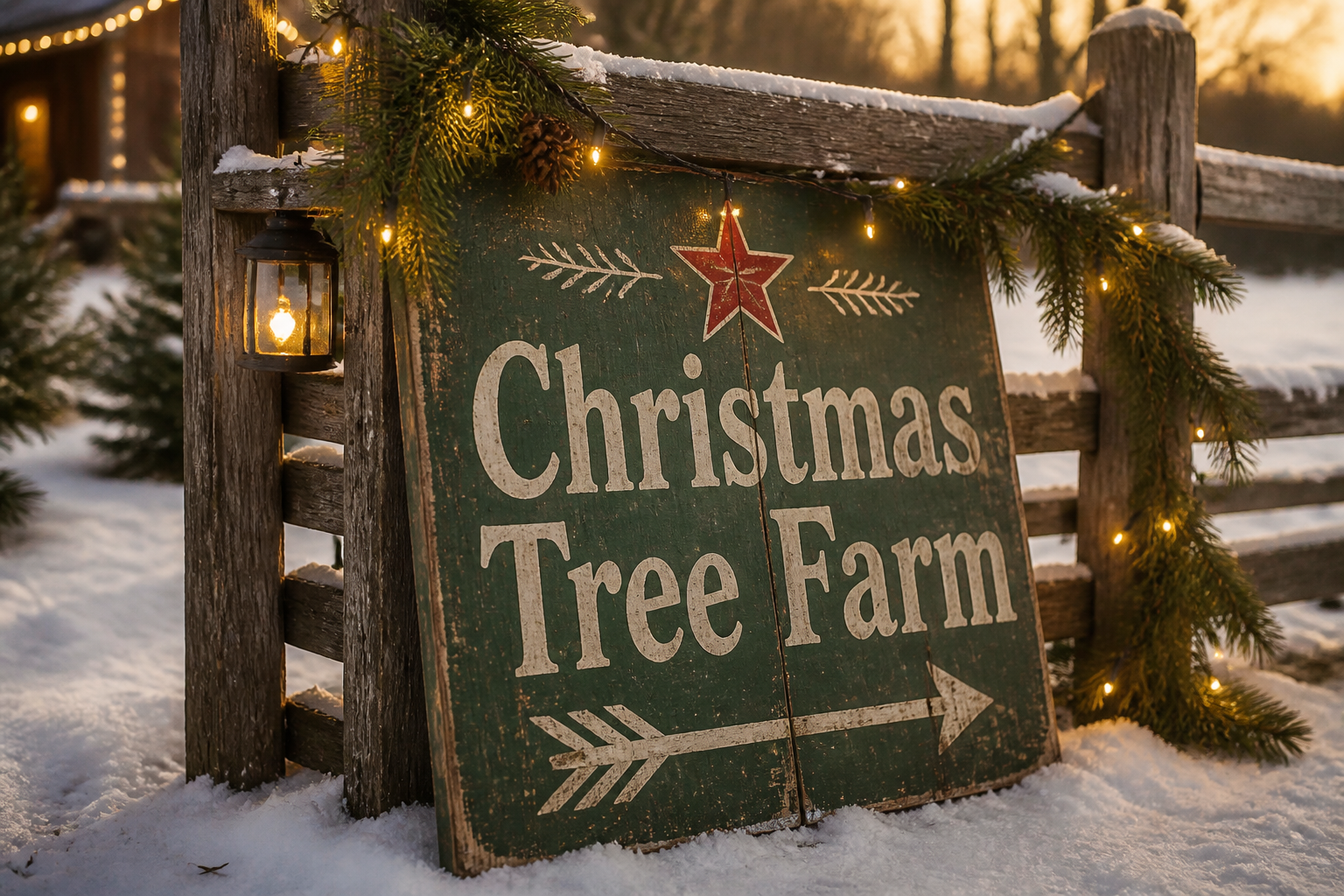 Christmas Tree Farm Sign project preview