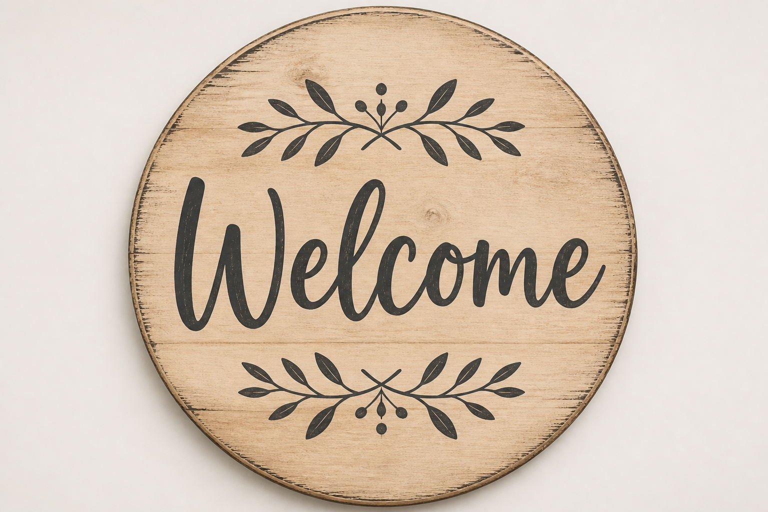 Circle Wood Sign project preview