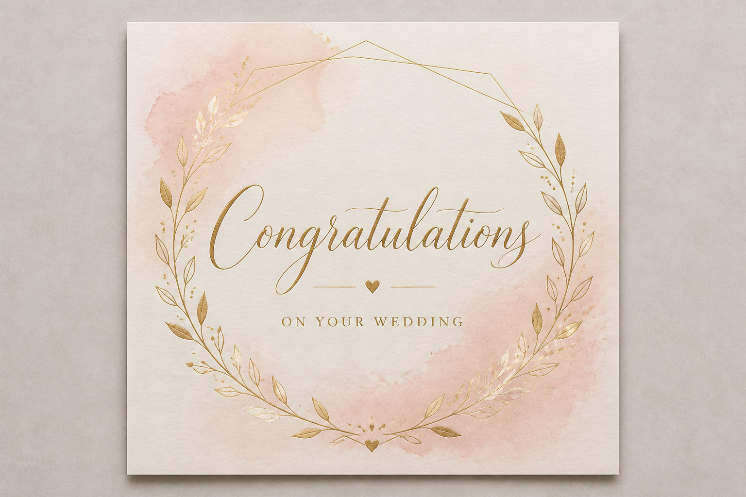 Congrats Wedding Card (layered CUT & Foil Accent) project preview