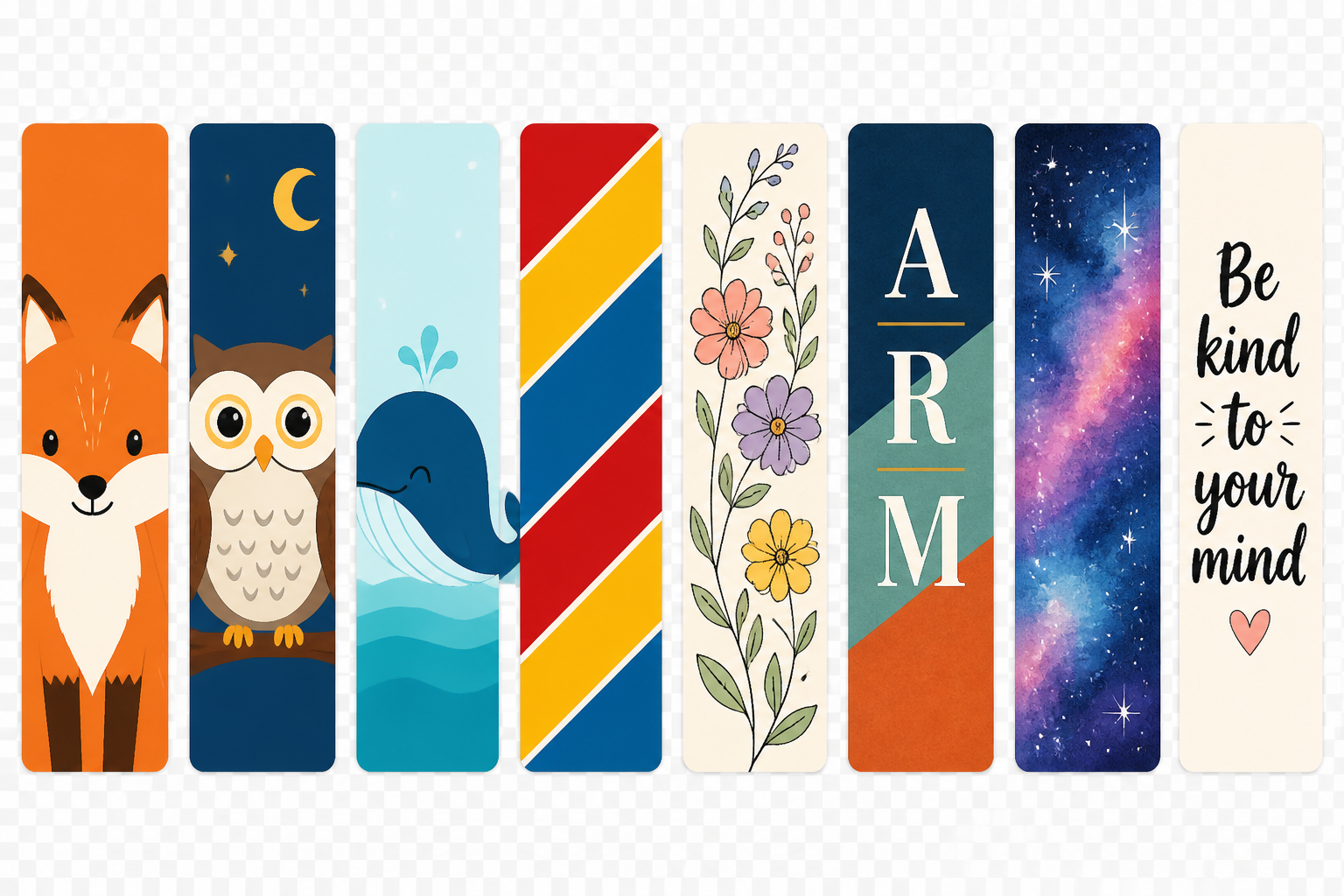 Personalized Craft Foam Bookmarks project preview
