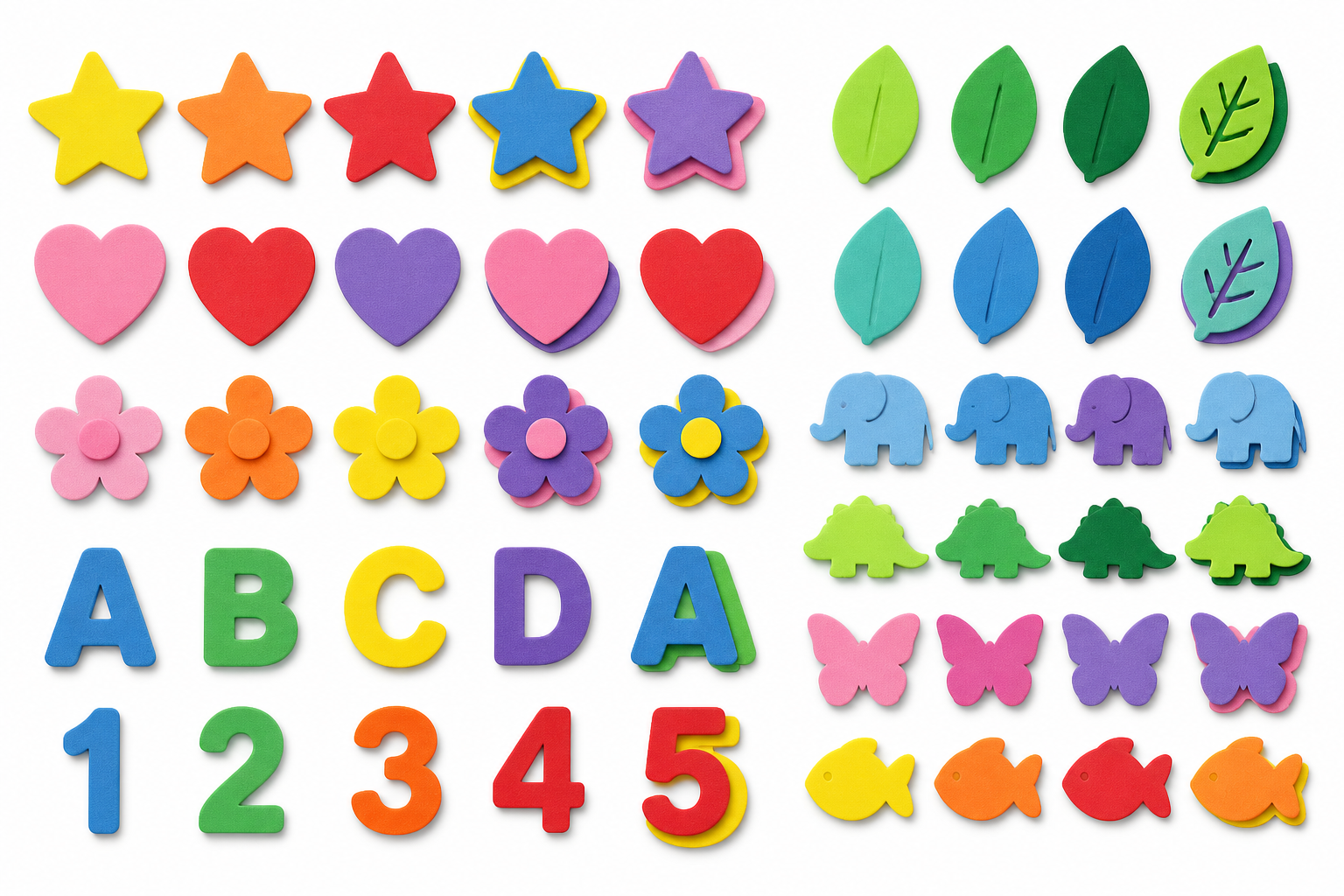 Craft Foam Shape SET (cut Machine Friendly) project preview