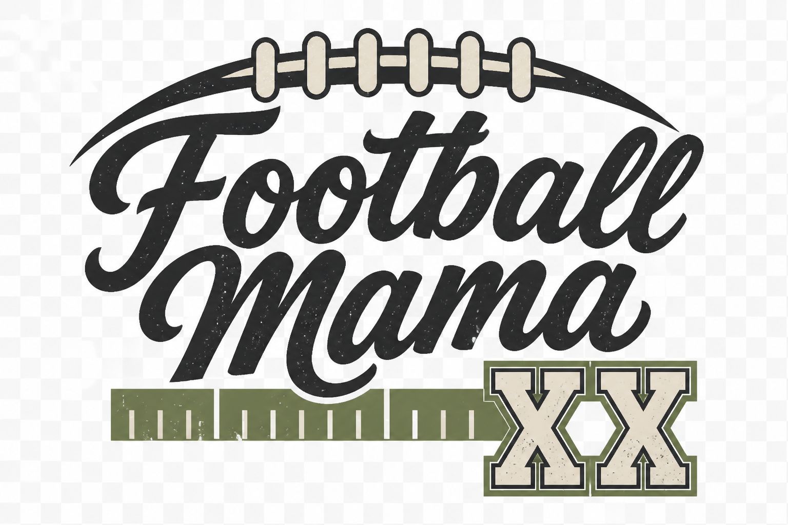 Football Mama Shirt — DIY HTV Sideline TEE project preview