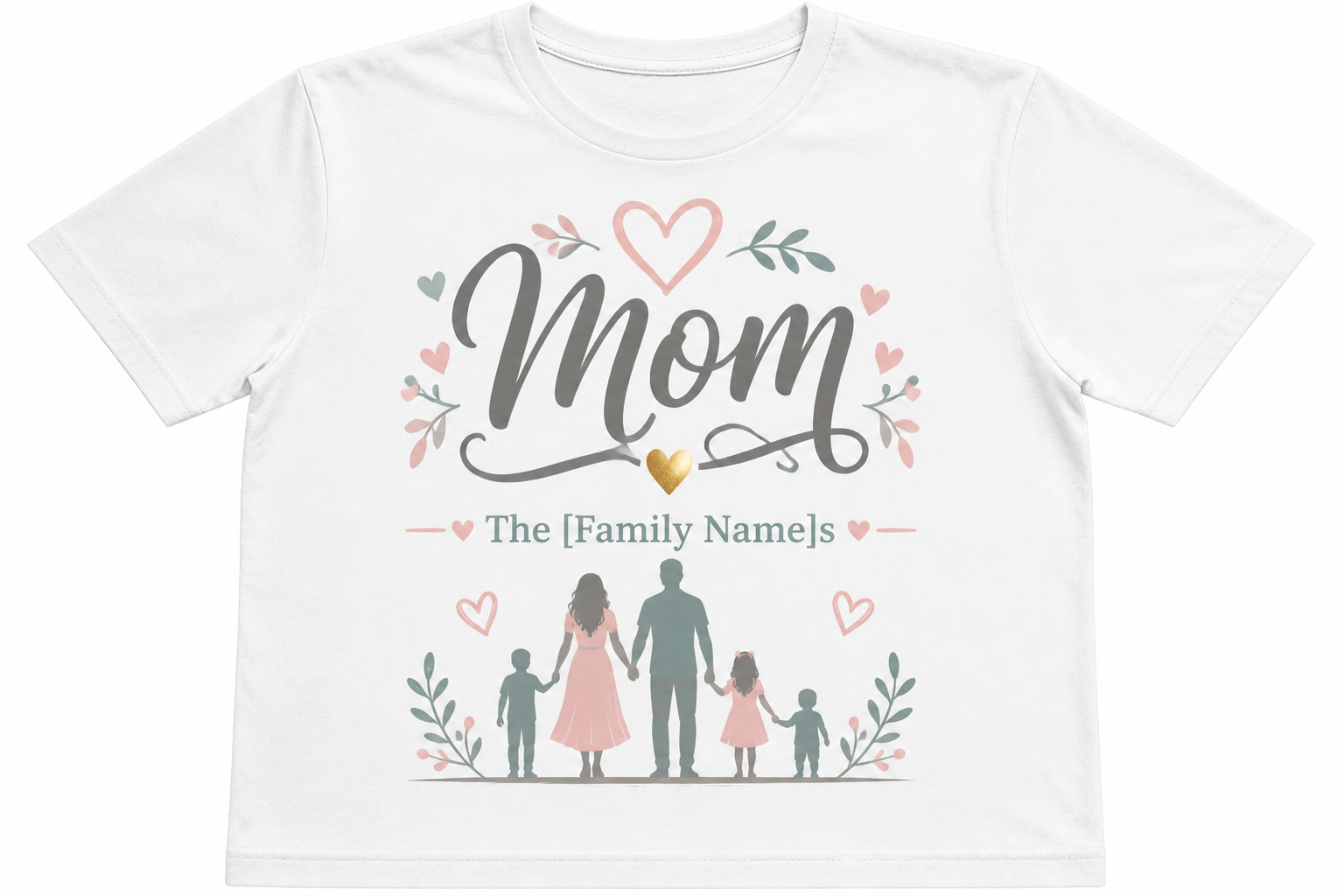 Original Mother's DAY Shirt — Personalized Family Message (htv) project preview