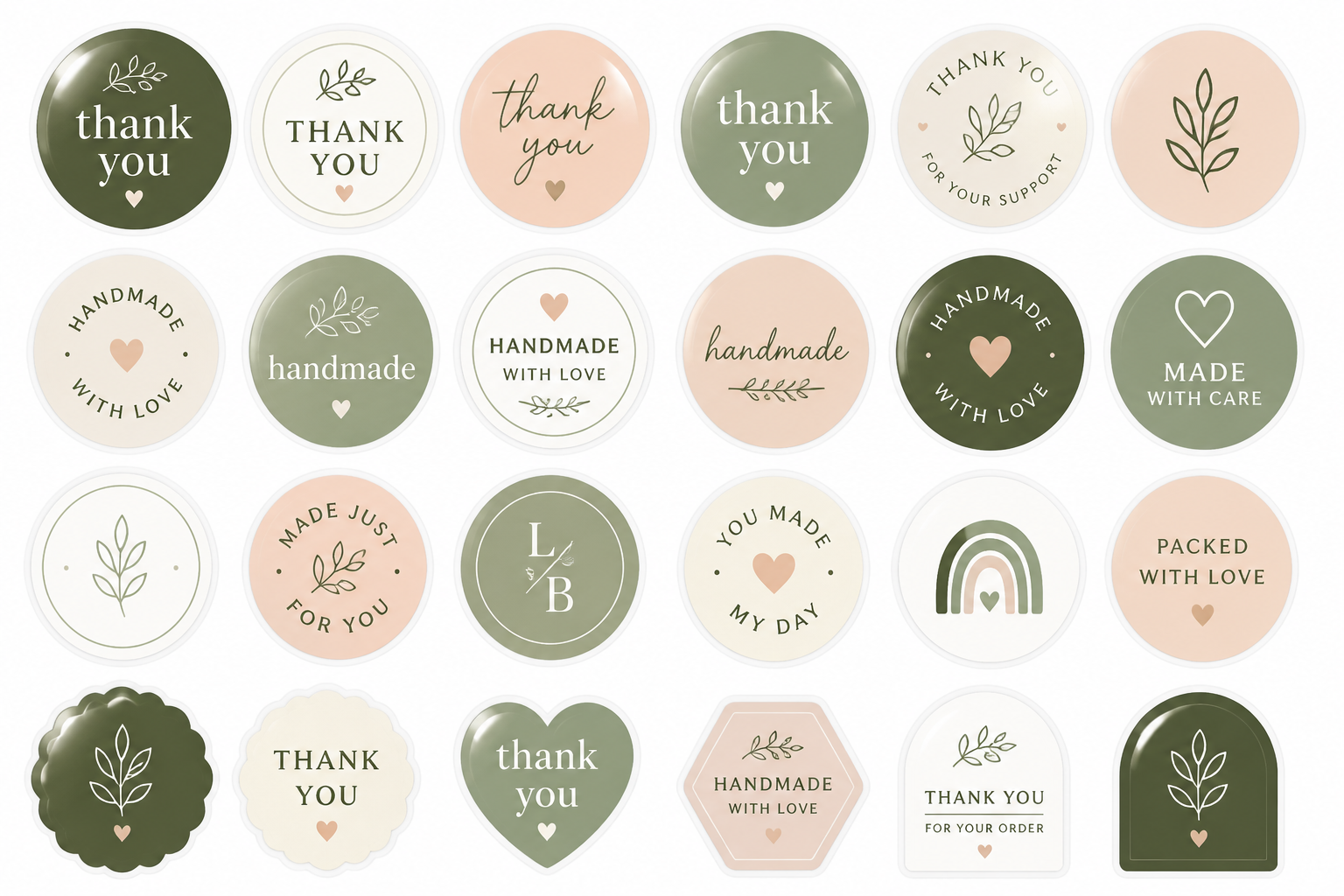 Small Business Packaging Seals — Print‑then‑cut Sticker Sheets project preview
