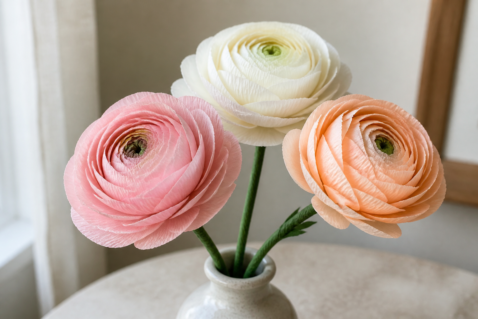 Crepe Paper Ranunculus project preview