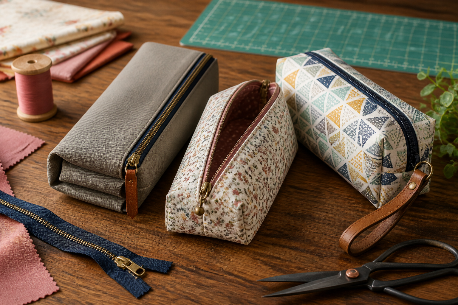 Custom Sewn Pencil Cases (cut Machine Fabric) project preview