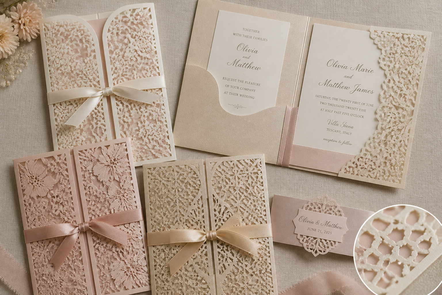 CUT AN Intricate Wedding Invitation Jacket project preview