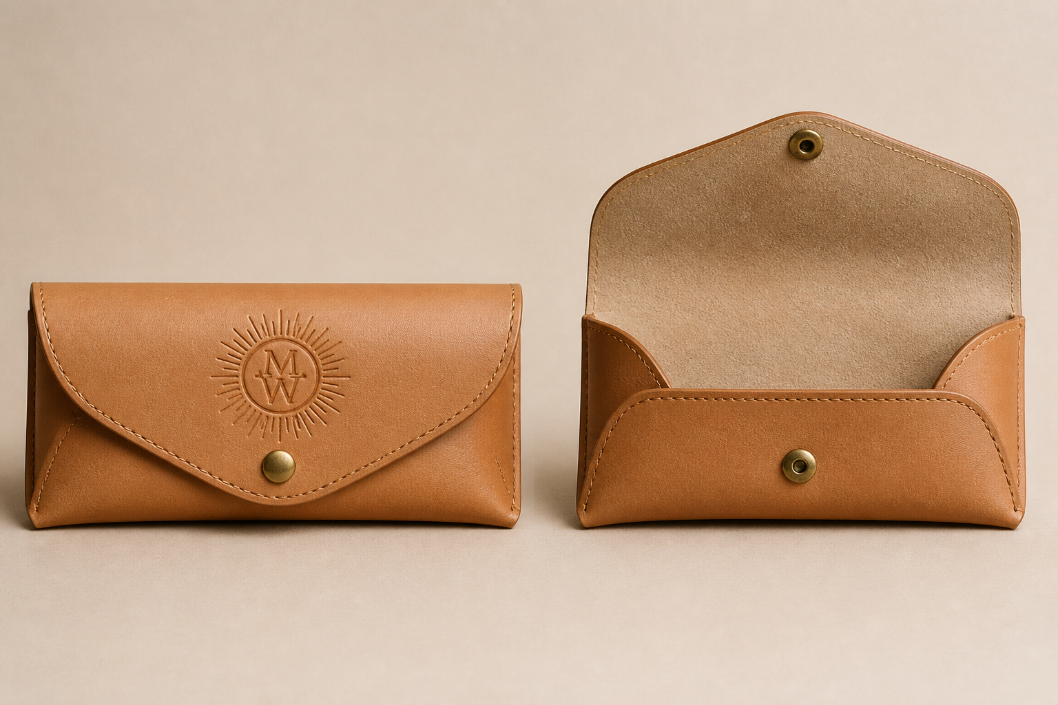 Debossed Leather Sunglasses Case project preview