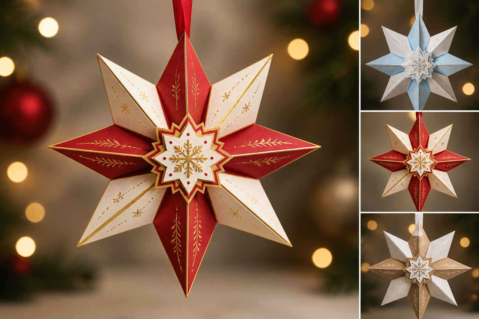 Dimensional 3D Christmas Star project preview