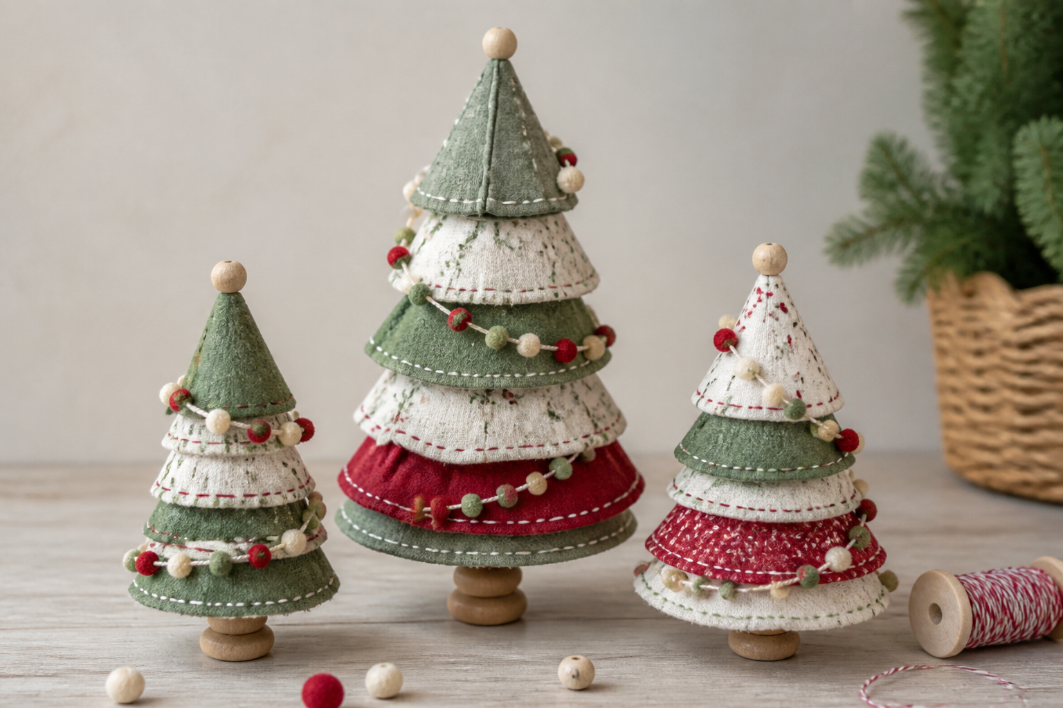 DIY Fabric Christmas Tree Decoration project preview