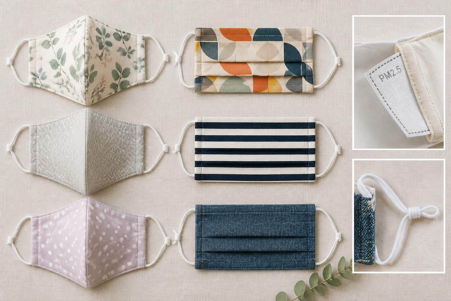 Custom Cloth Face Mask Patterns (fitted & Pleated) project preview