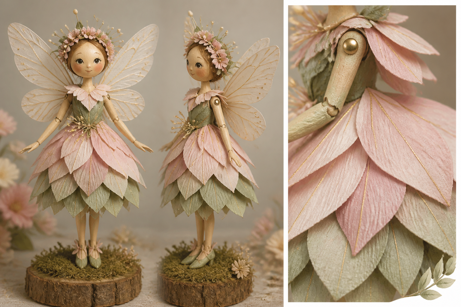 Paper Flower Fairy Doll project preview
