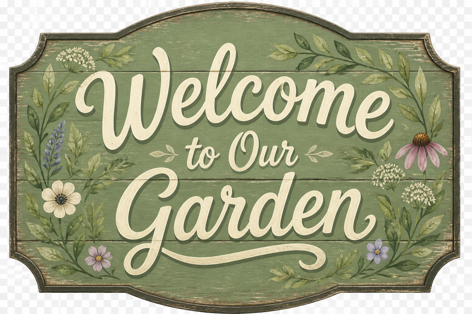 DIY Garden Sign (weatherproof, Cutting‑machine Friendly) project preview