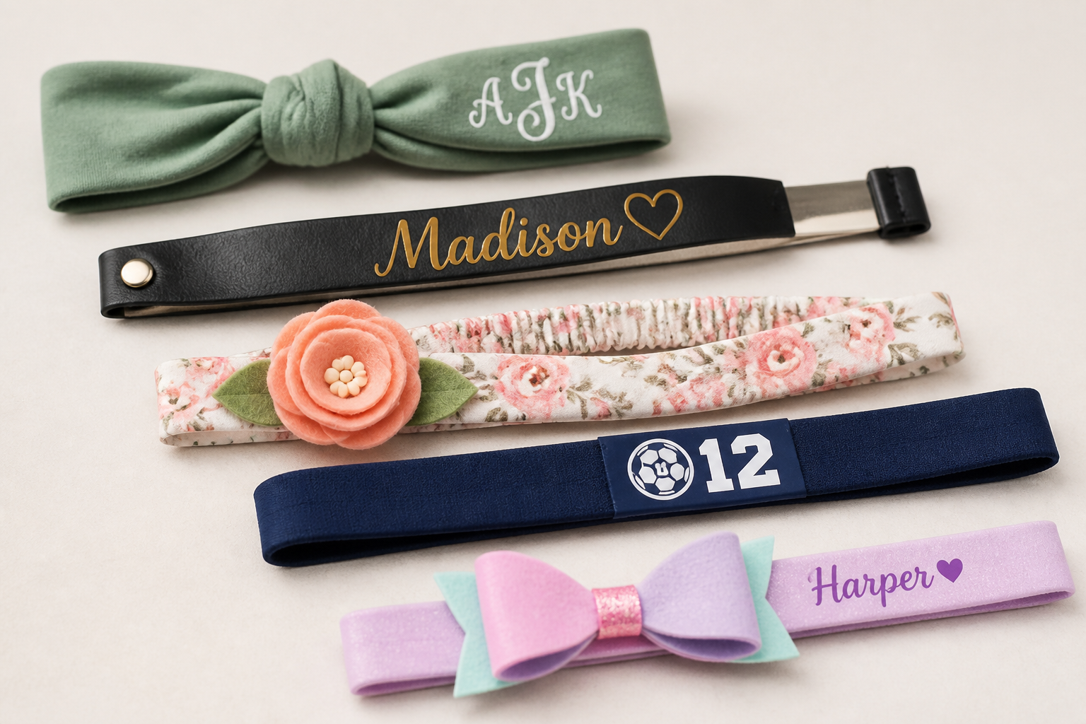 Personalized Headbands (cutting‑machine Friendly) project preview