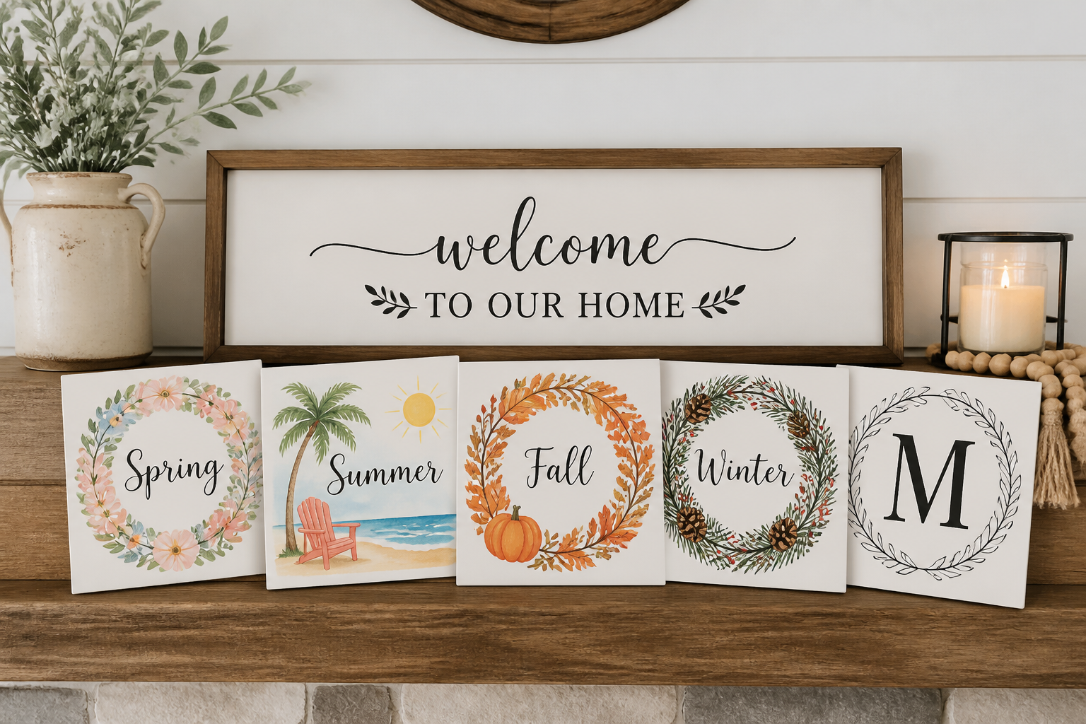 DIY Interchangeable Home Signs project preview