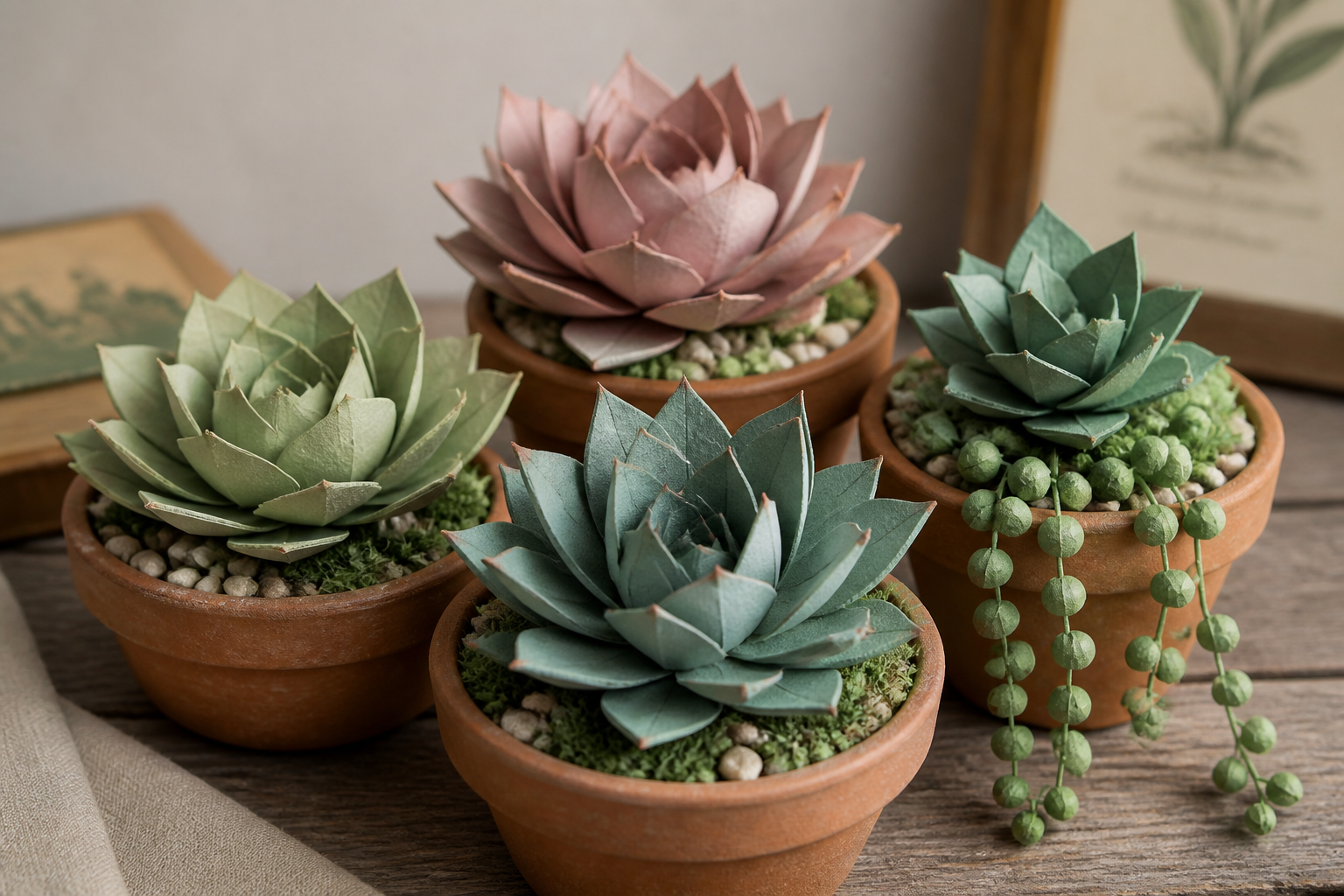 DIY Paper Succulents project preview