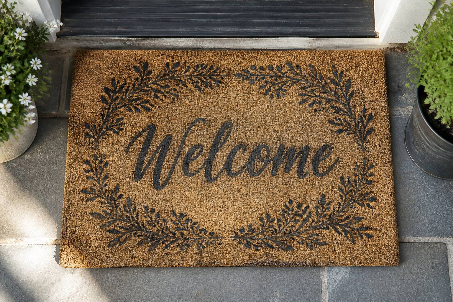 DIY Personalized Door Mats project preview