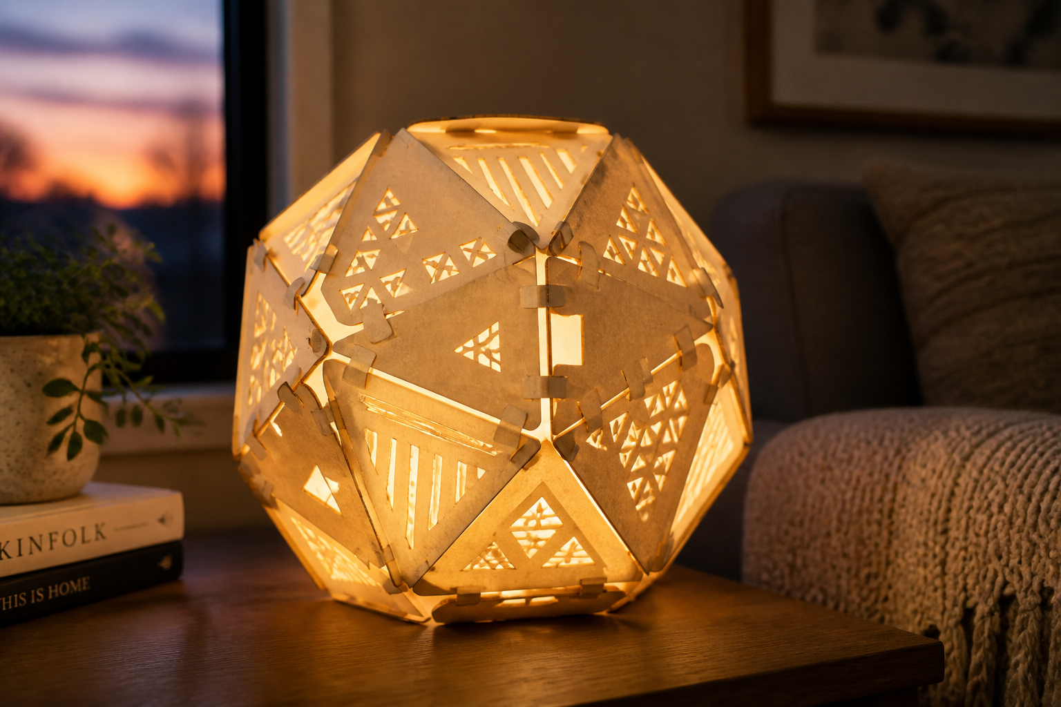 DIY Puzzle Lamp (interlocking Panel Lamp) project preview