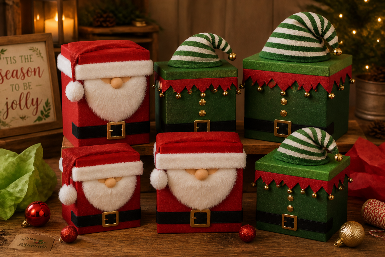 ELF & Santa Holiday Gift Boxes project preview