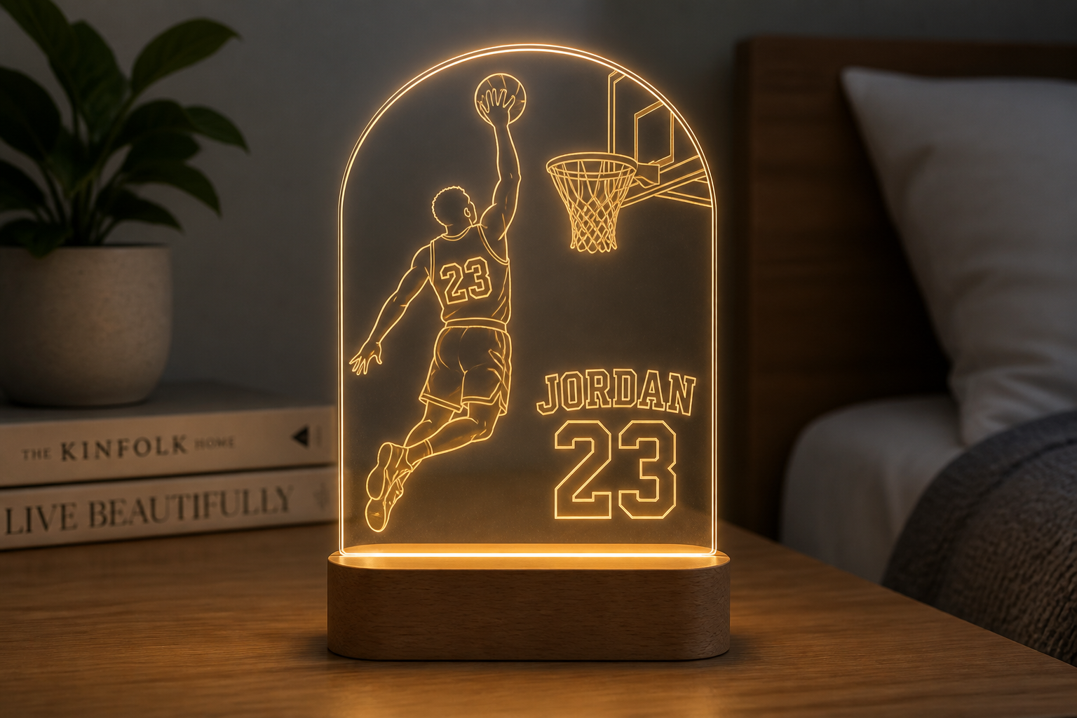 Engraved Sports LED Light project preview