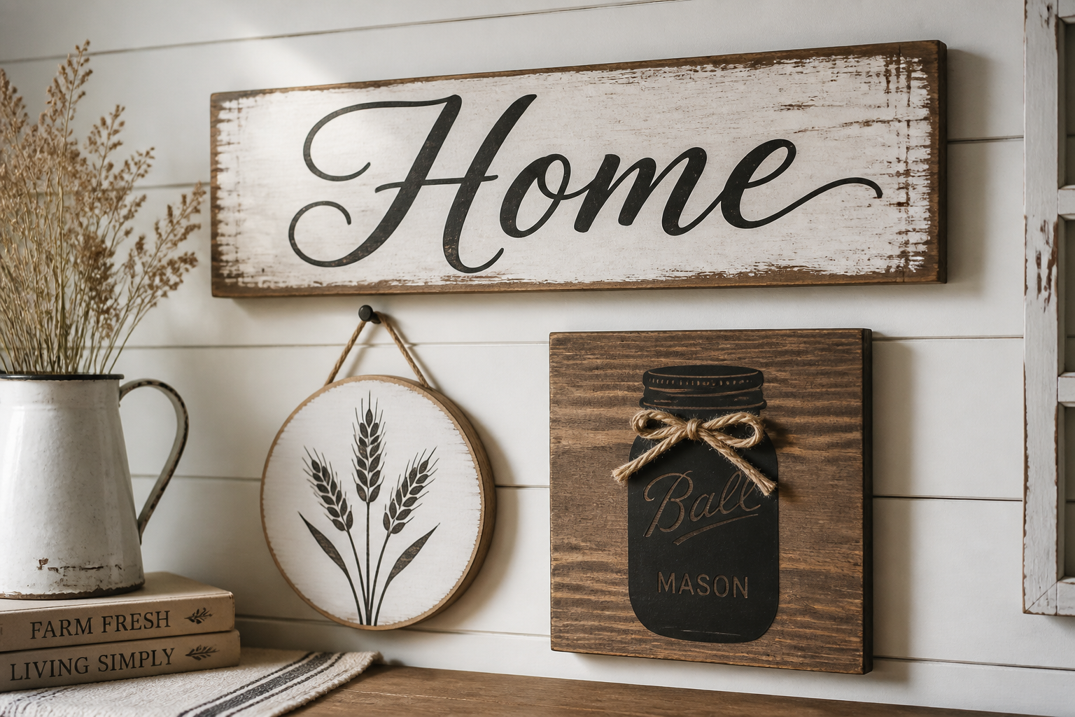 Farmhouse Wood Signs & Rustic Accents project preview