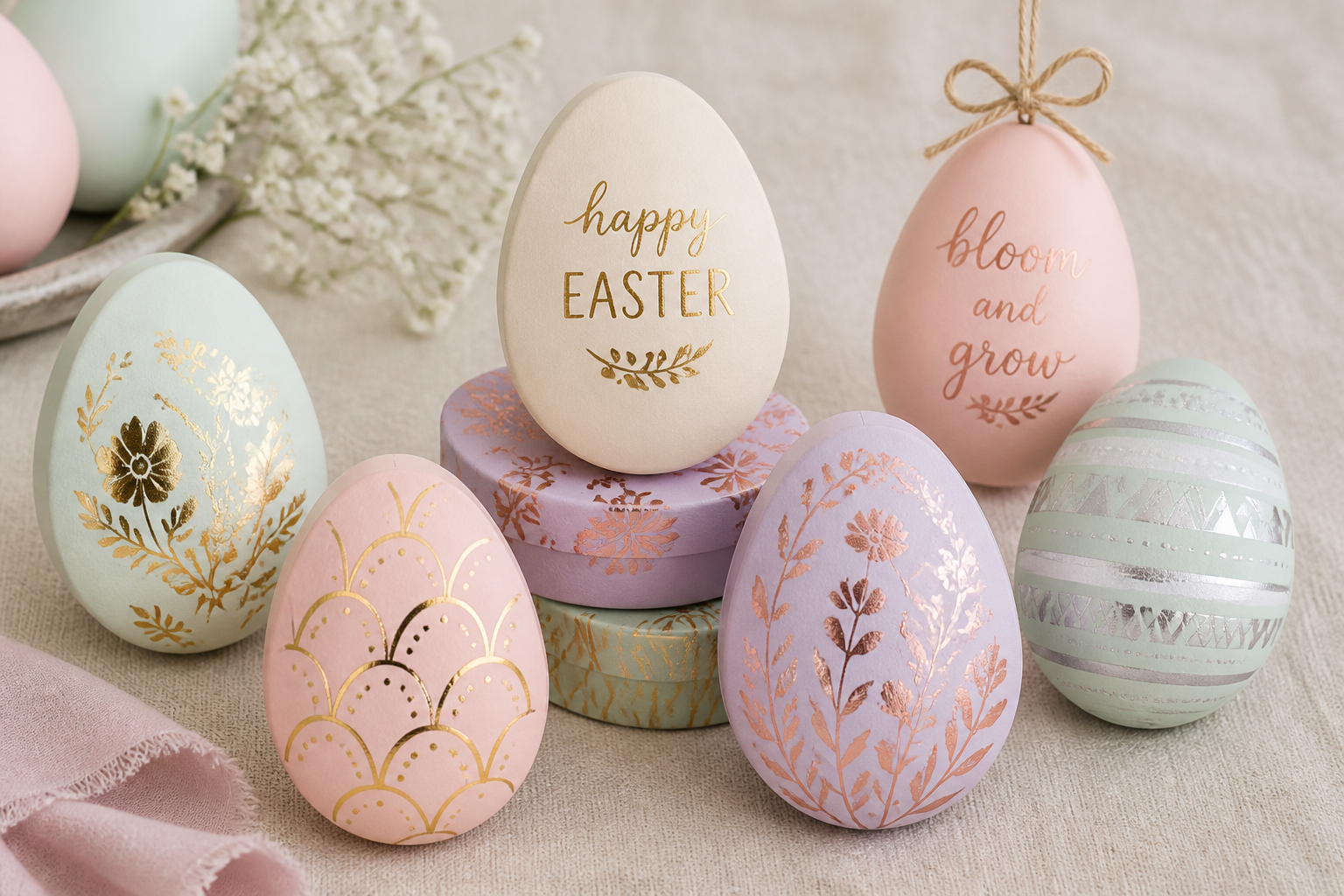 Foiled Easter Eggs project preview