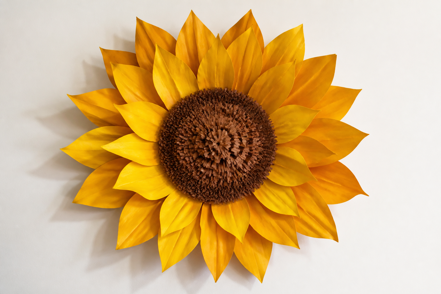 Giant Paper Sunflower project preview