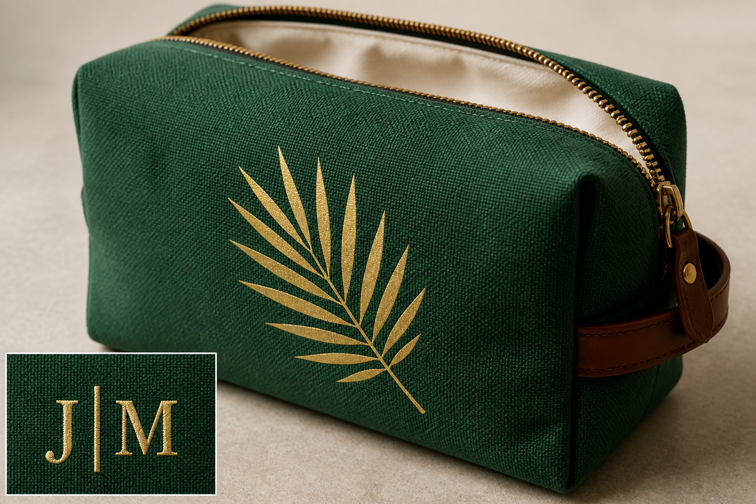 Golden Palm Dopp BAG project preview
