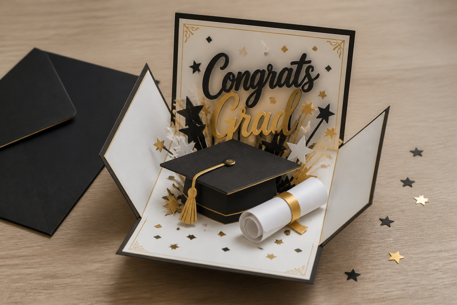 Grad BOX Pop‑up Card project preview