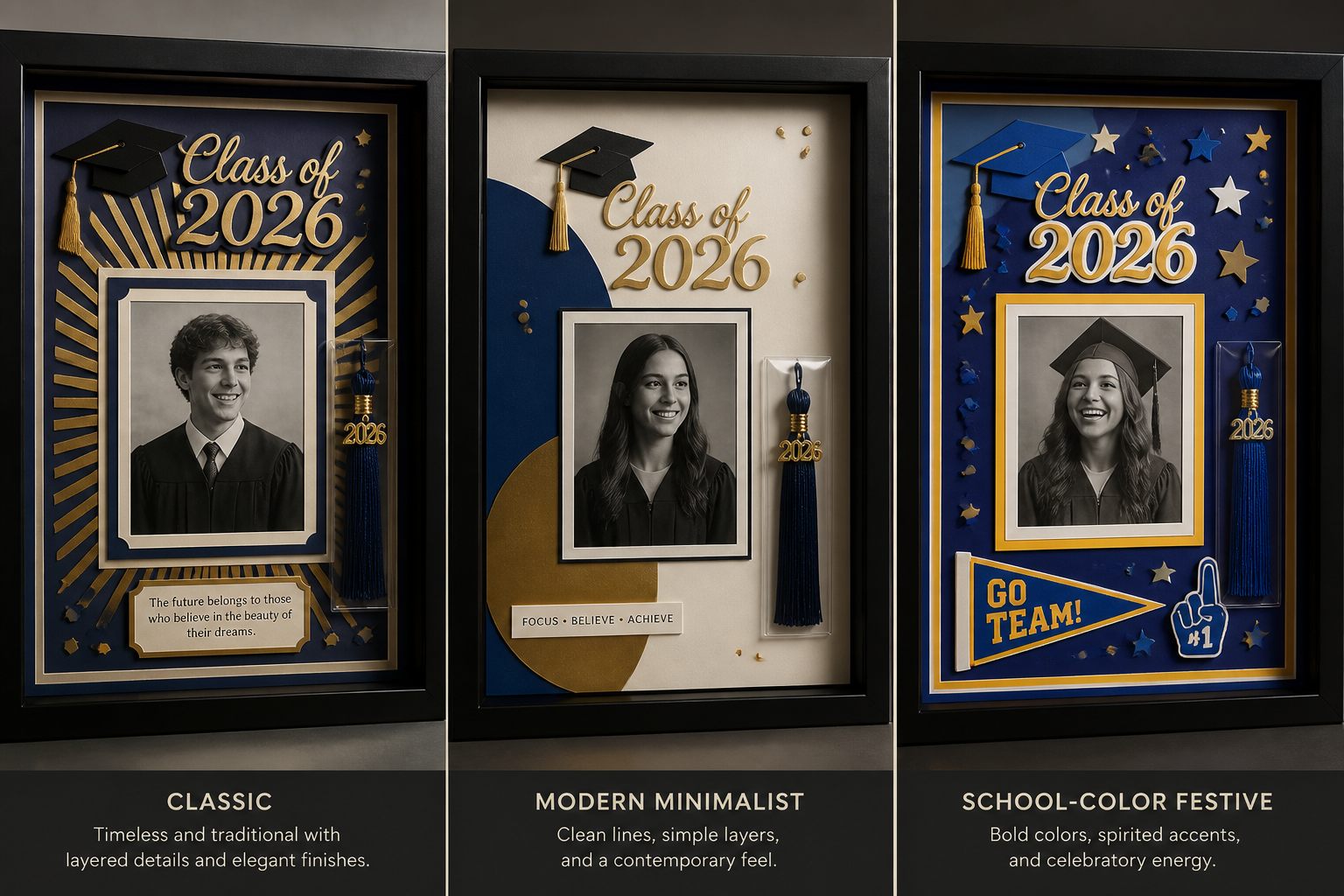 Grad Memories Shadow BOX project preview