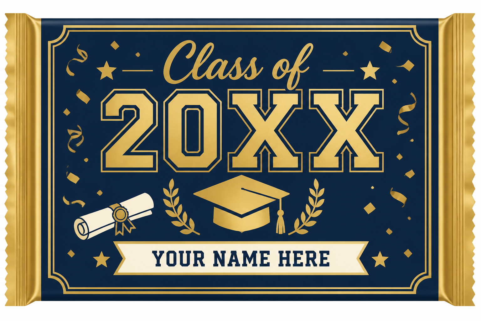 Personalized Graduation Candy Wrappers project preview