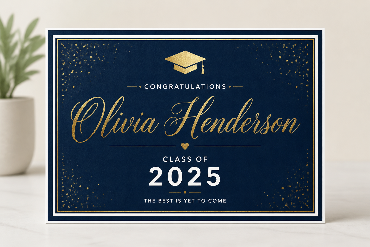 Personalized Graduation Card project preview