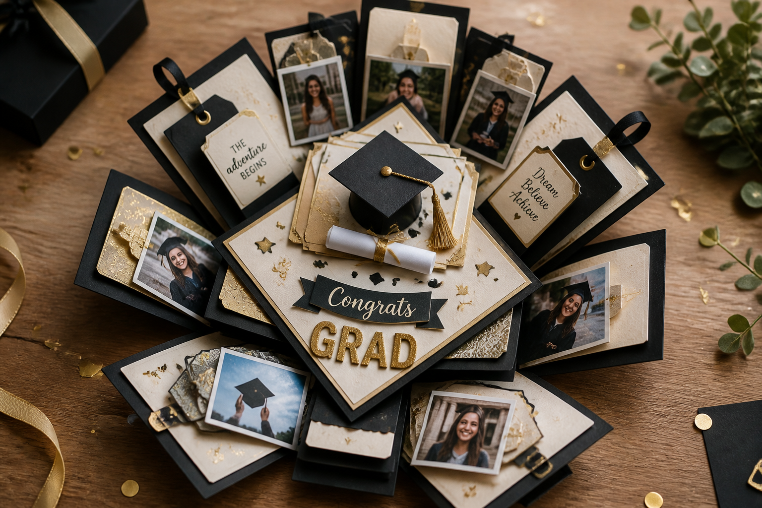 Graduation Explosion BOX project preview
