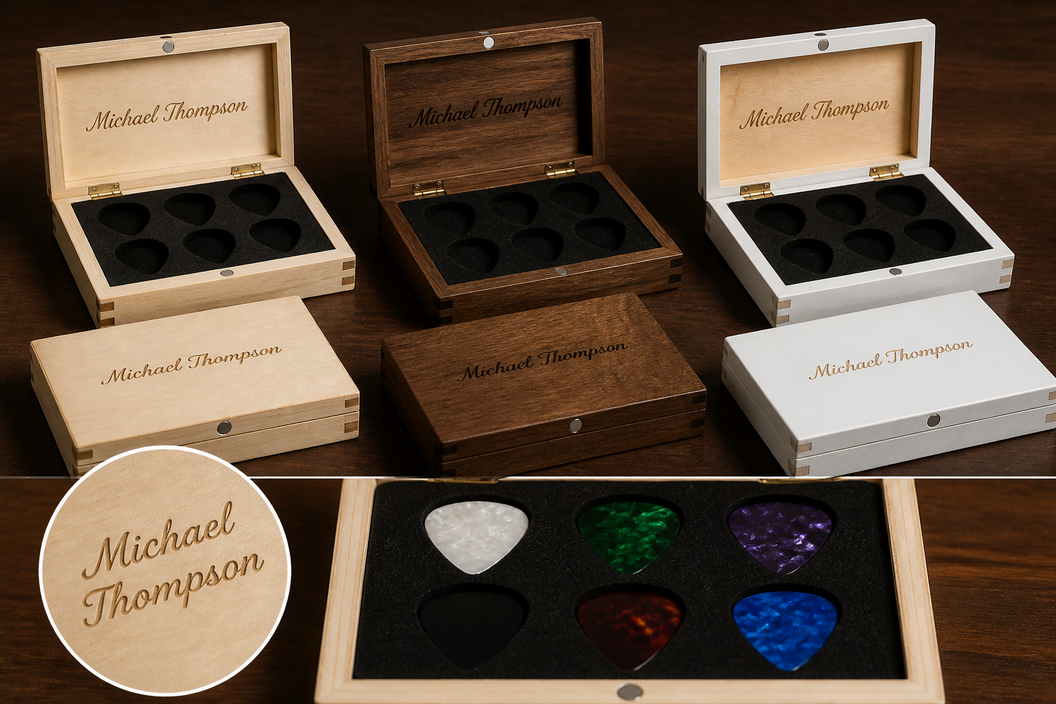 Guitar Pick Keepsake BOX project preview