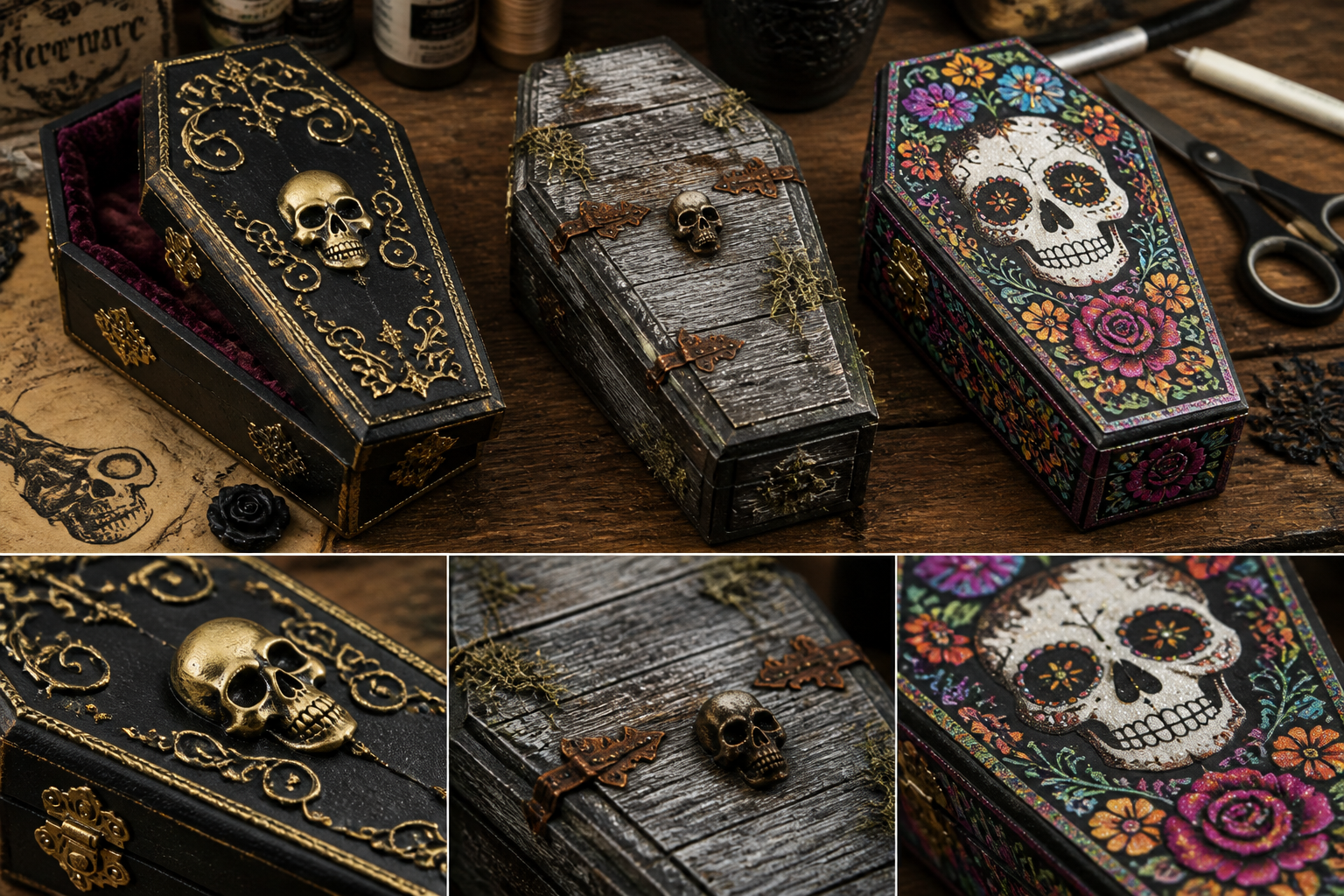 Halloween 3D Coffin project preview