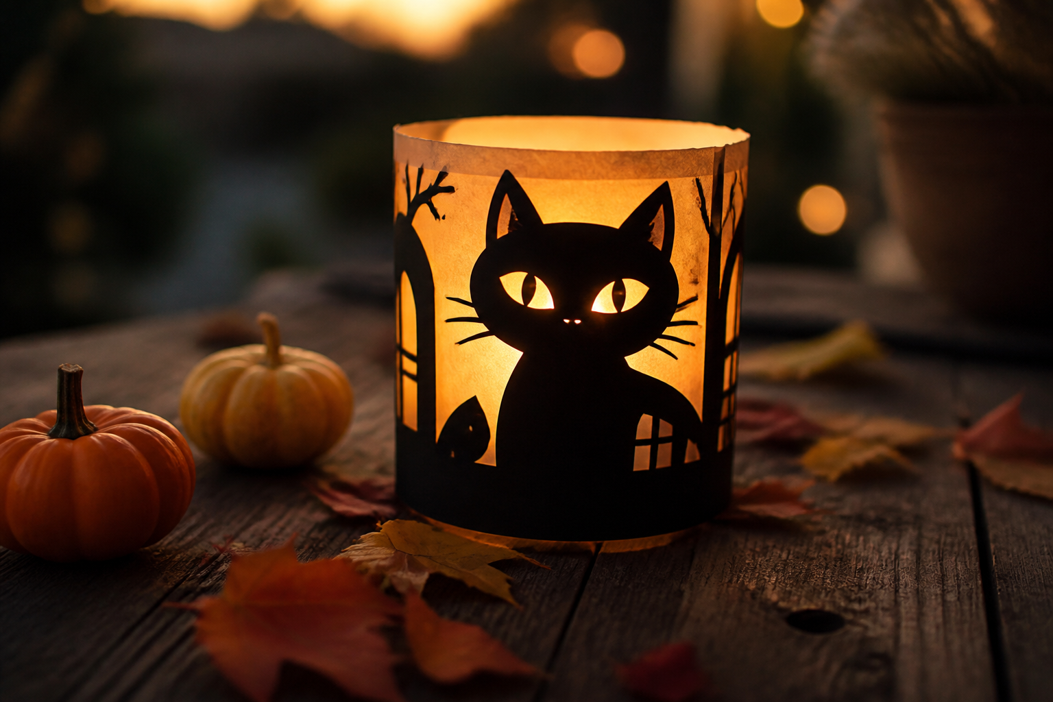 Halloween CAT Lantern project preview