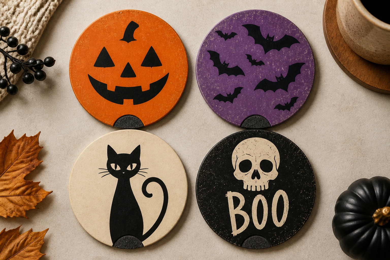 Halloween Coasters project preview