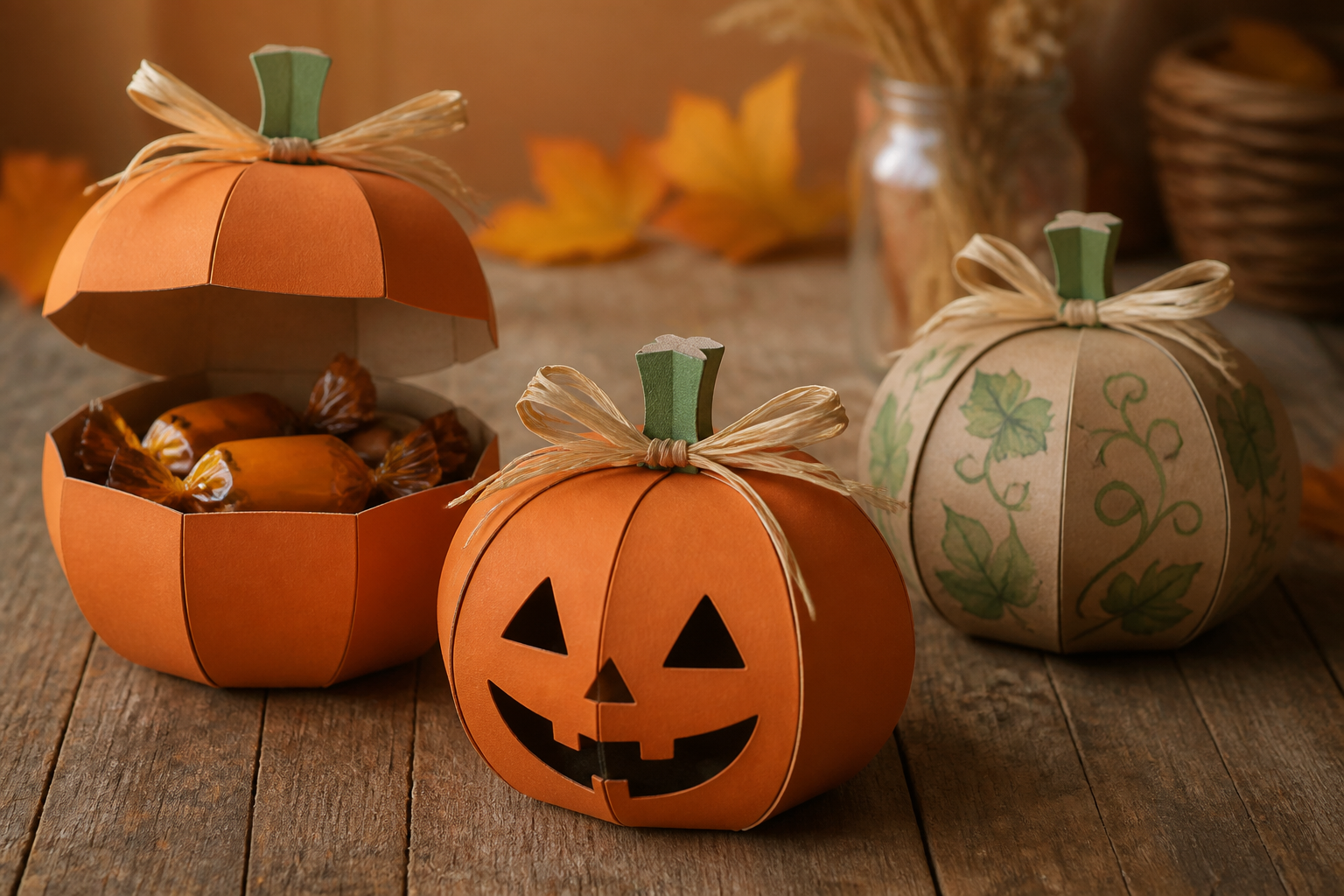 Halloween Pumpkin BOX project preview