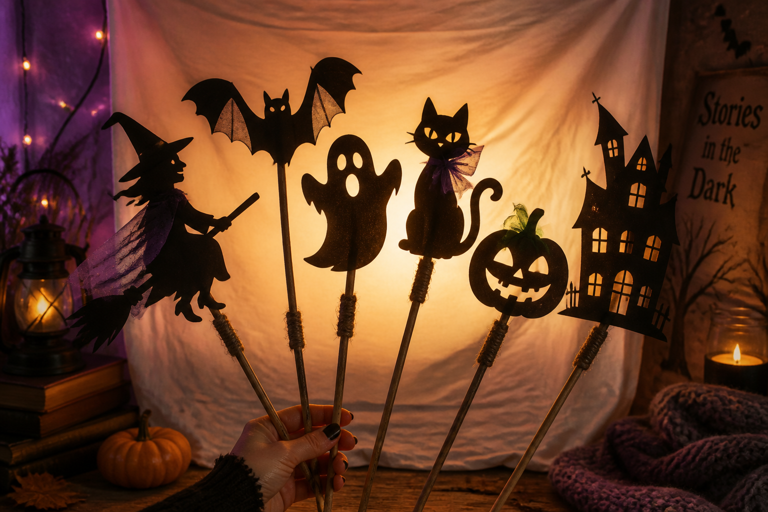 Halloween Shadow Puppets project preview