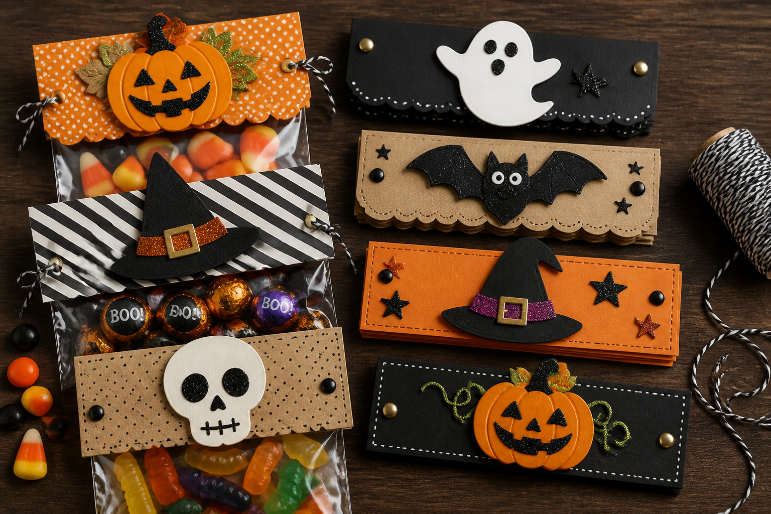 Halloween Treat BAG Toppers project preview