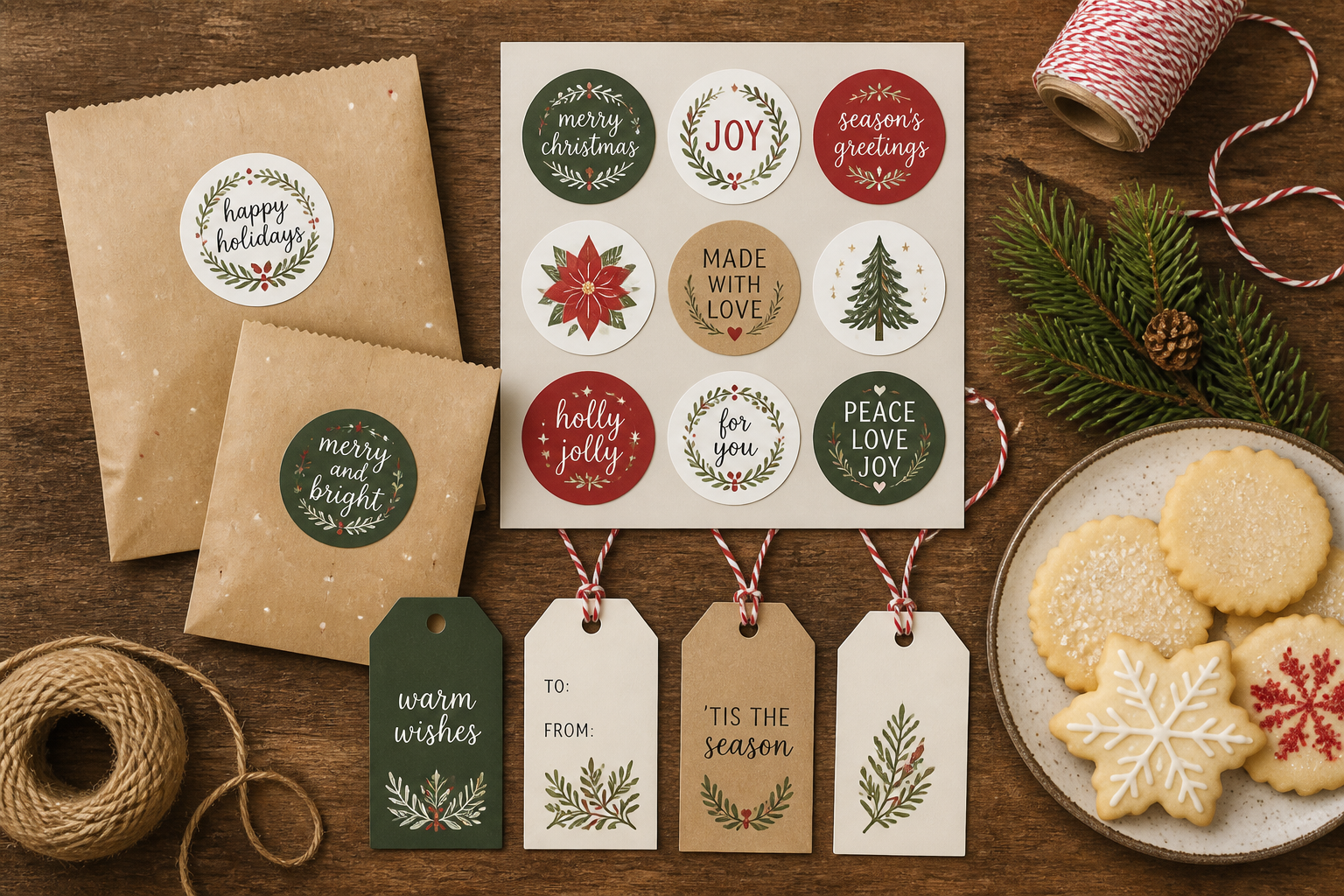 Holiday Neighbor Treats — Custom Tags & Sticker Seals project preview
