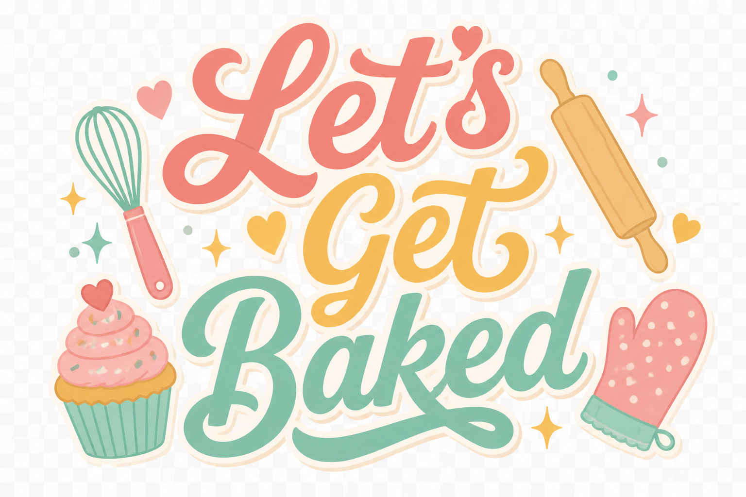 Let's GET Baked MUG project preview
