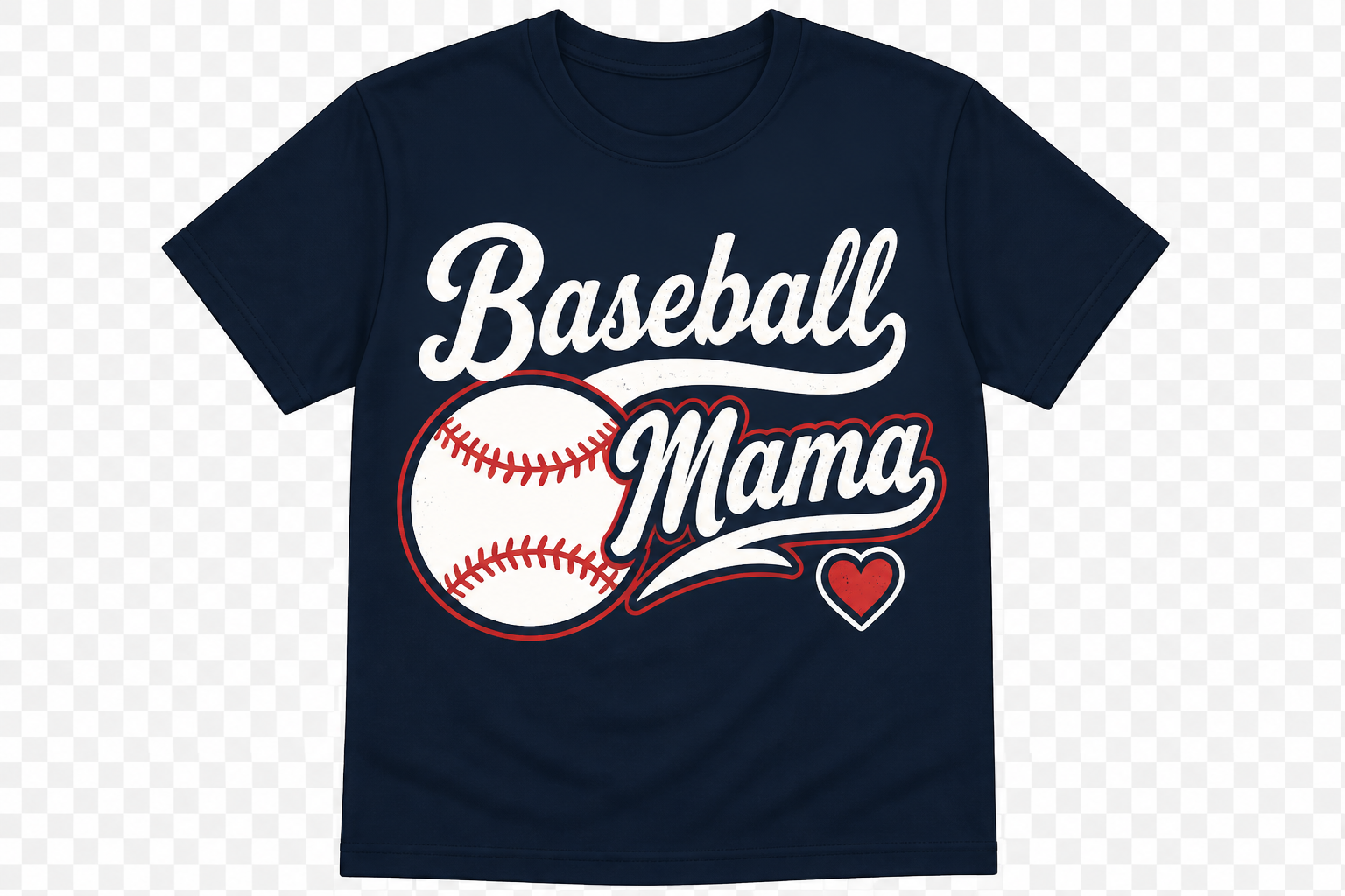 Baseball Mama Shirt — HTV Game DAY TEE (generic, NO Team Logos) project preview
